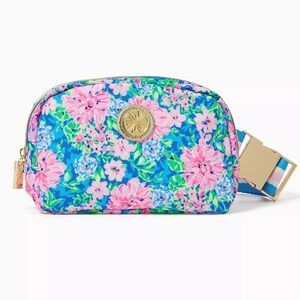 Lilly Pulitzer Jeanie Belt Bag Fanny Pack - Multi Spring In Your Step Small